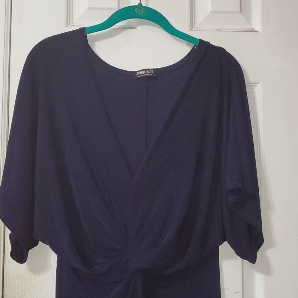 XL Long Slouchy dress size Navy